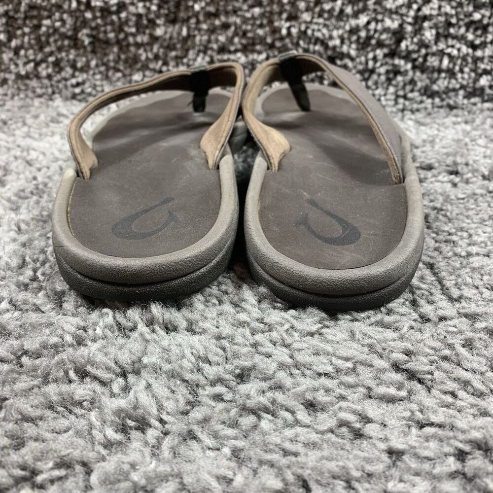 OluKai Ohana - W Brown Comfort Flip Flop Beach Sandal Women's Size 9 - Picture 3 of 8